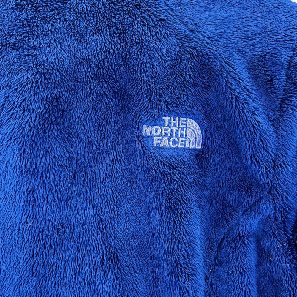 North Face Fleece Sweater Women‎ Small Blue Full Zip Long Sleeve Outdoor Casual